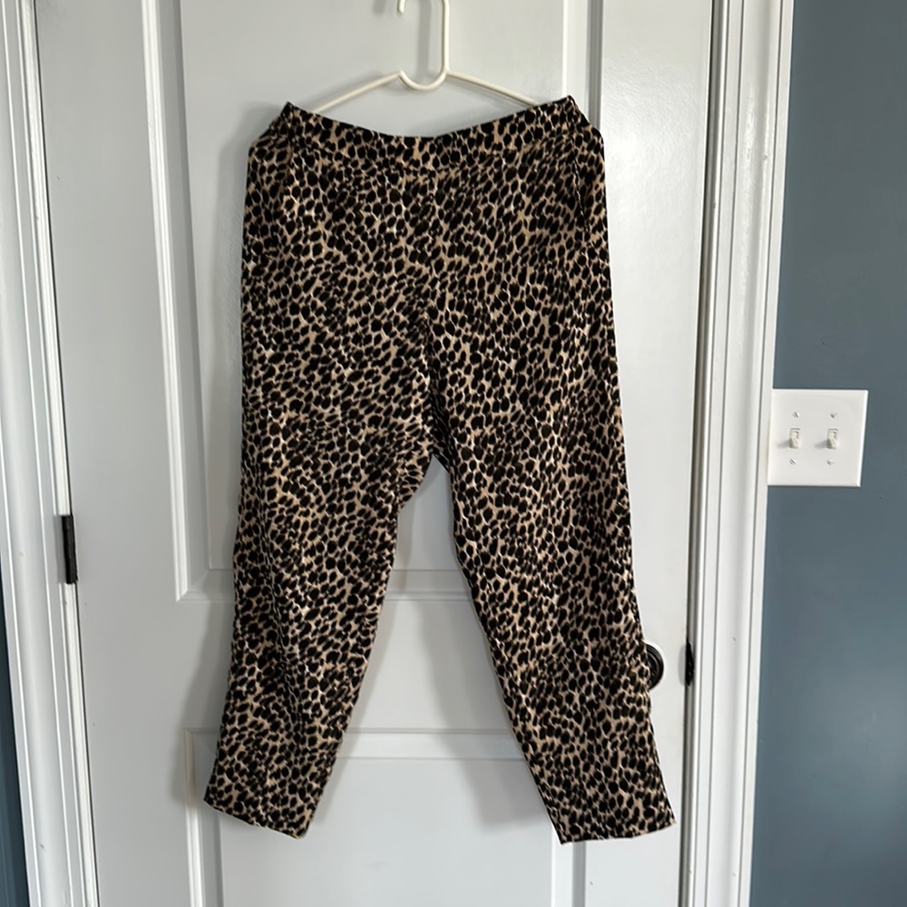 JCrew Jamie Pant - leopard print